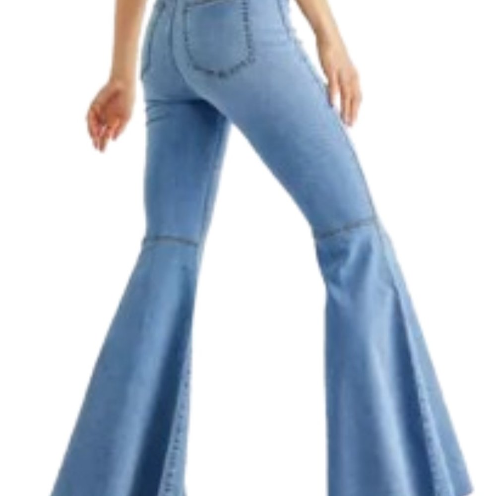💗HOST PICK💗 Just Float on Flare Free People Jeans - Picture 5 of 13